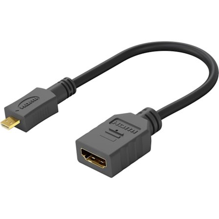 Micro HDMI / HDMI -adapter, 4K/60Hz