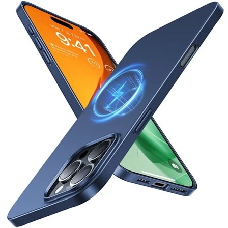 TORRAS Mobilskal till iPhone 15 Pro Magsafe Shockproof - Blå