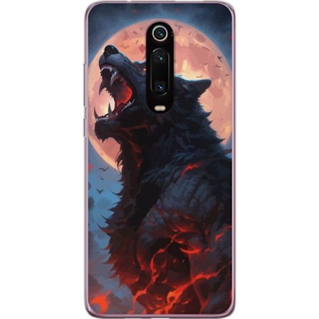 Mobilskal till Xiaomi Mi 9T Pro med Ylande varg