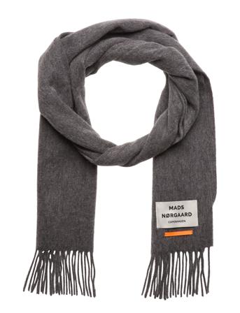 Woven Wool Tessa Scarf Accessories Scarves Winter Scarves Grey Mads Nørgaard