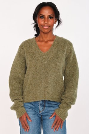Hést Pernille Sweater Dame - Winter Moss