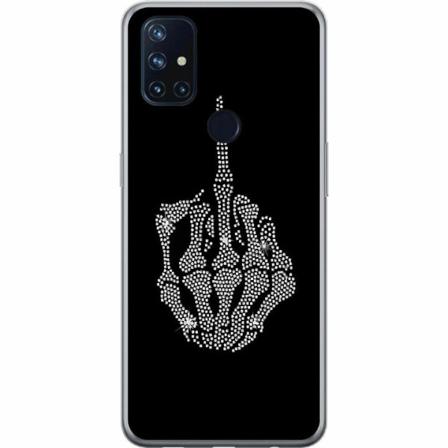 Oneplus Nord N10 5g Mjukt Skal - Fuck You Bling