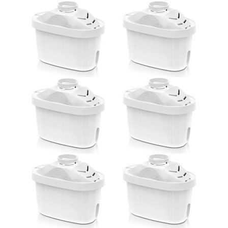 Alkalinen vesikannu vedensuodatin, tehokas suodatus ja kloorin vähennys, BPA-vapaa korkealaatuinen patruuna, yhteensopiva Brita Maxtra -suodattimen 