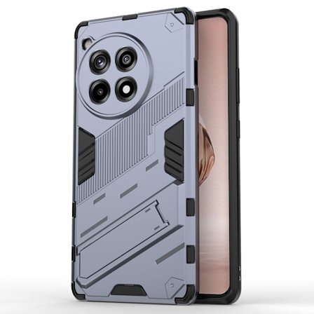 Stødsikkert moderne OnePlus Ace 3 / OnePlus 12R hybridcover - Mørkeblå