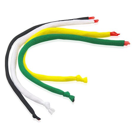 4-delt tau til silke magisk triks - Kreativ scene- og nærbildeillusjon, stoffmateriale, 55 cm, magisk leketøy