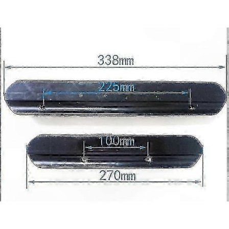 Rullstolsarmstödskuddar - 2-pack Universal Vadderade Läderkompatibla Armdynor