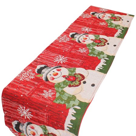 Julbordslöpare Santa Julgran Skrivbordsdekor Tillbehör för Vinterhelg Kök Matbord Dekor