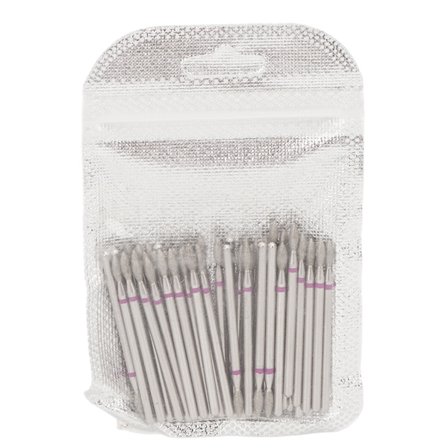 50st Carborundum Flamme Nagelborr Bits Nagelbandsborttagare Kit för Nybörjare