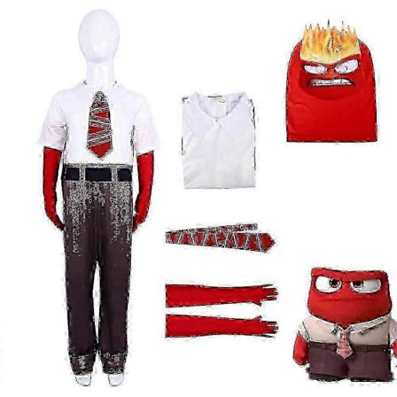 Inside Out 2 Cosplay Kostyme Party Fancy Dress Sett Jumpsuit Bodysuit-lingling}