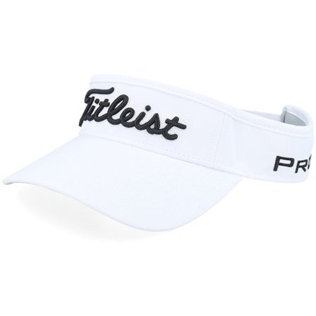 Titleist - White visor Lippis - Tour Perf White/Black Visor @ Hatstore