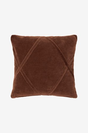 Eightmood - Tyynynpäällinen Malva 50x50 cm - Ruskea - Koristetyynyt & tyynynpäälliset - - Homeroom