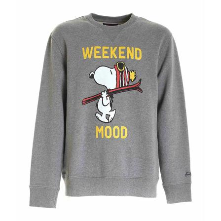 MC2 Saint Barth, Sweater Grijs, Heren, Maat:L