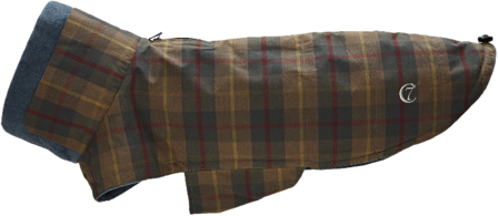 Cloud7 Brooklyn Dog Coat Waxed Tartan koiran takki, koot 6-10, Tartan - Cloud7