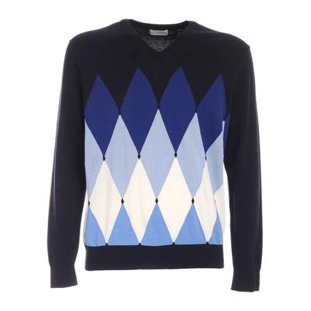 Ballantyne Sweater Blå, Herre