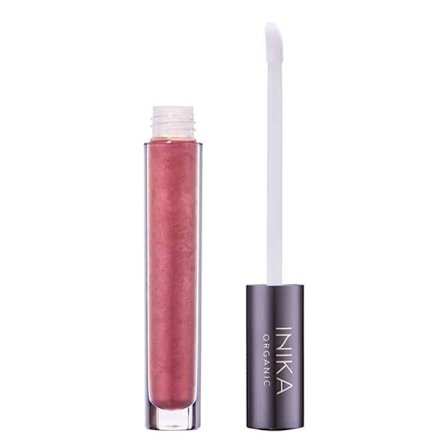 INIKA Organic Lip Gloss- Rosewood 5ml 9553527050252