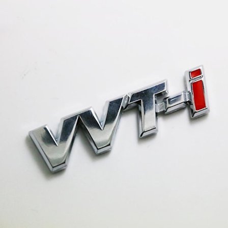 3d Metal Svart VVTi Logotyp Bokstäver Bil Fender Emblem Bagagelucka Emblem För Toyota Camry Corolla Yaris RAV4 Auris VVTI Dekal Tillbehör