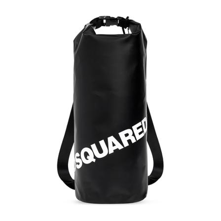 Dsquared2 Rugzak with logo , Zwart , Heren , Maat: ONE Size Rugzakken