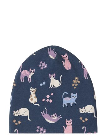 Lindex Mössa Med Foder - Navy - 2-4