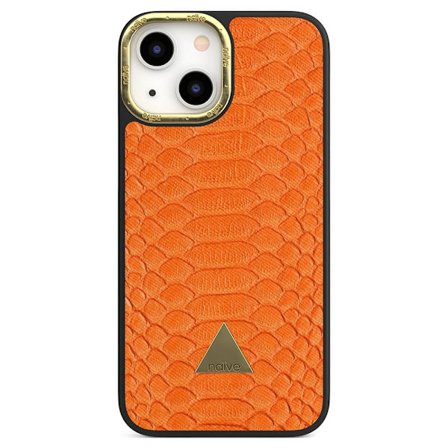 Naive iPhone 13 Mini Skal - Orange Snake