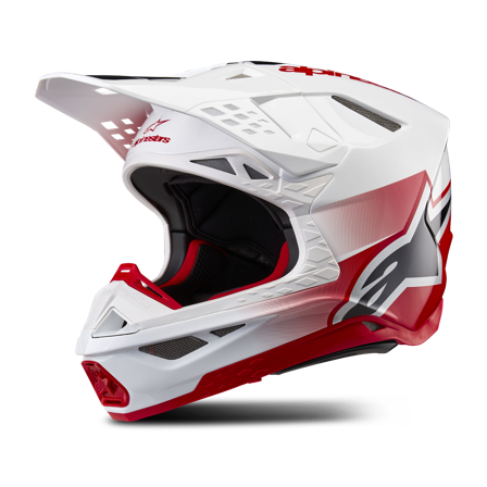 Alpinestars Supertech S-M10 Unite MX Helmet Red/White L