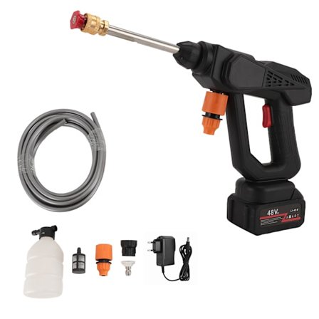 Kannettava 30 baarin johdoton korkeapainevesipistooli puutarhaan