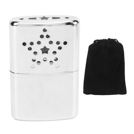 Påfyllningsbar Handvärmare Mångsidig Portabel Fickvärmare för Flytande Bränsle Inomhus Utomhus