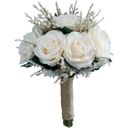 Brudebukett til bryllup, kystroser bryllupsblomsterbuketter brudepike holder blomst, blomsterjenter blomsterbukett, hjem hagefest