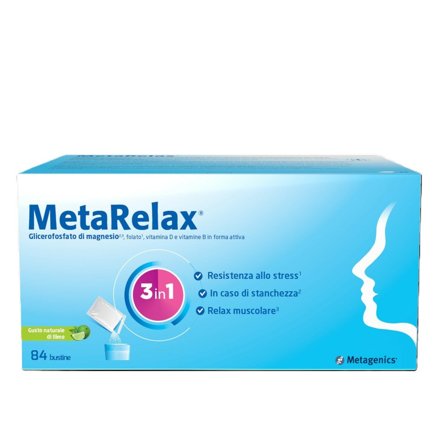 MetaRelax 84 Bustine: Integratore Rilassante al Magnesio
