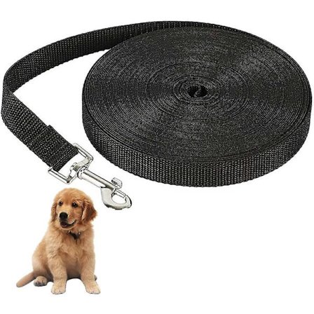 Koiran koulutusliina, 15m/50ft pitkä liina koiran koulutukseen, koiran koulutusliinat