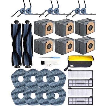 Tilbehørssett egnet for Eufy X10 Pro Omni robotstøvsuger