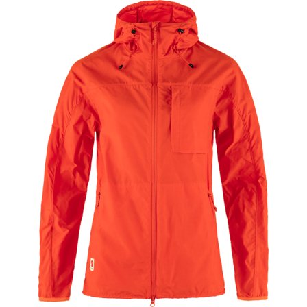 Fjällräven High Coast Wind Takki XXS - Naiset - Flame Orange - Wind Takkis