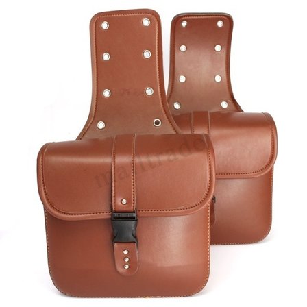 1 par förvaringsväska Motorcykel sidosadelväska - high quality