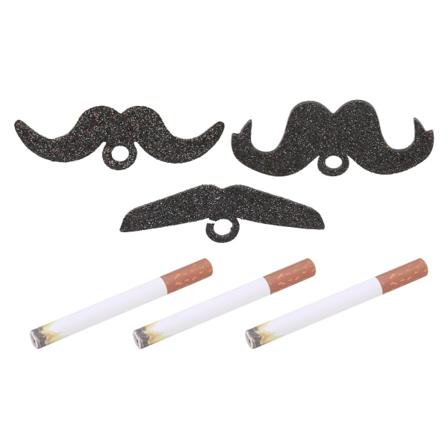 Fake Viikset Set Uusi Cosplay-asupartat Halloween-juhliin