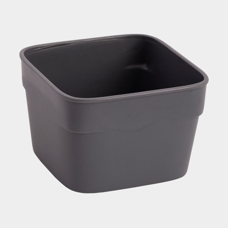 Small storage container Nordiska Plast Store It Flexible, grey, 74 x 74 x 50 mm