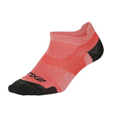 2XU Vectr Ultralight No Show Sock Unisex workout socks Red XL