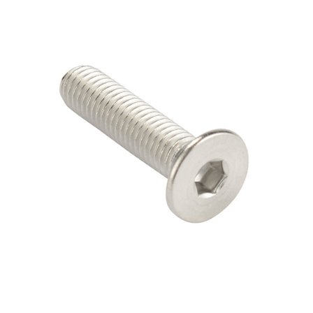 20 stk. Senkskrue M6 x 35 mm, rustfritt stål V2A VA A2