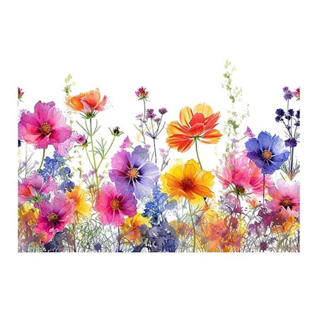 Värikäs kukka-wc-tarra, irrotettava, itseliimautuva, vedenpitävä PVC-materiaali, olohuoneen, kylpyhuoneen seinätaide, kukkakuvioinen wc-istuimen 