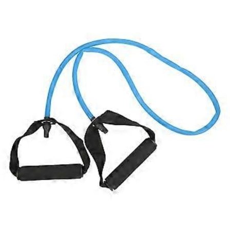 Yoga Elasticitet Slitsad Latex Resistance Tubing Bröstexpanderande Viktnedgång Multifunktionellt Dragbälte Träningsutrustning (blå)