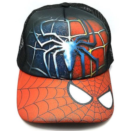 Spiderman Man Cap Batman Sportkeps Cap Snapback-hatt i bomull Solskydd Mesh utomhus