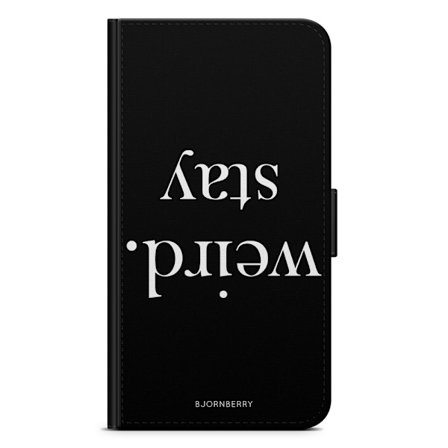 Bjornberry Fodral Sony Xperia 1 III - STAY WEIRD Vit