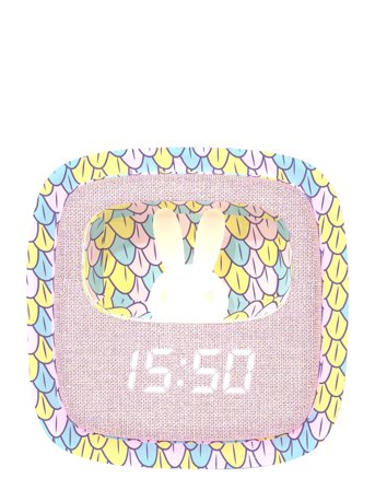 Billy Clock And Light - Mermaid Pink Mobility On Board