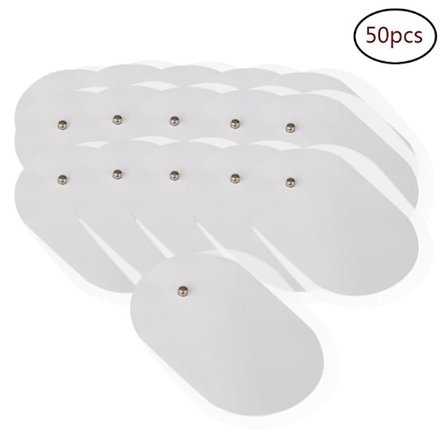 50 st elektrodpkuddar för digital TENS-terapimaskin elektronisk nack w