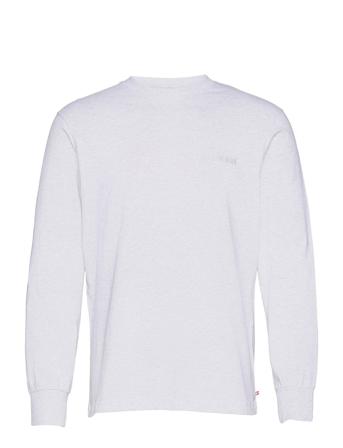 Casual Tee Long Sleeve T-shirts Long-sleeved Vit HAN Kjøbenhavn