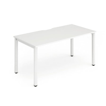 Bench desk EVOLVE, 1 person, 1200x800 mm, white