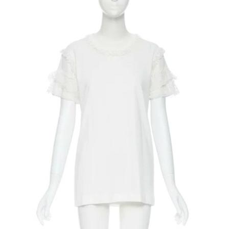 Dolce & Gabbana Pre-owned Pre-owned Bomull toppar vit, Dam, Dam, Storlek: S