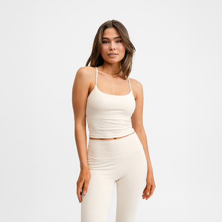 Drop of Mindfulness Butter Soft Singlet Hvit