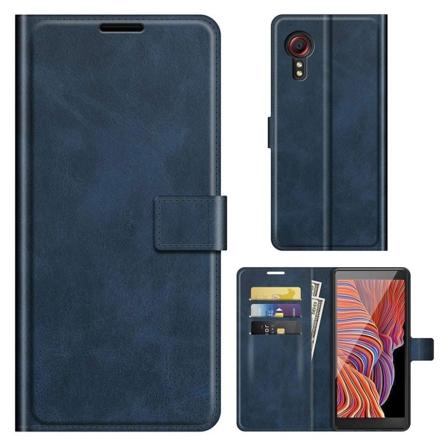 Lompakko Nahkakotelo For Samsung Galaxy Xcover 5 - Sininen Blue