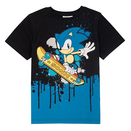 Sonic The Hedgehog Barn/Barn Skateboard T-shirt 5-6 år