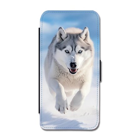 Hund Siberian Husky Samsung Galaxy S24+ Flip Mobilfodral