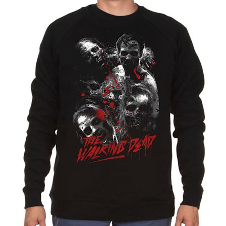 Walking dead stil Sweatshirt - Klassisk Zombie Horrror Halloween